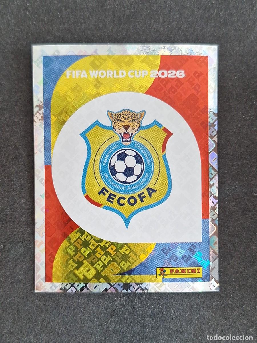 Cromos de F&uacute;tbol: L2 ESCUDO SELECCION CONGO 1 PANINI MUNDIAL FIFA WORLD CUP 2026 PANINI NUNCA PEGADO