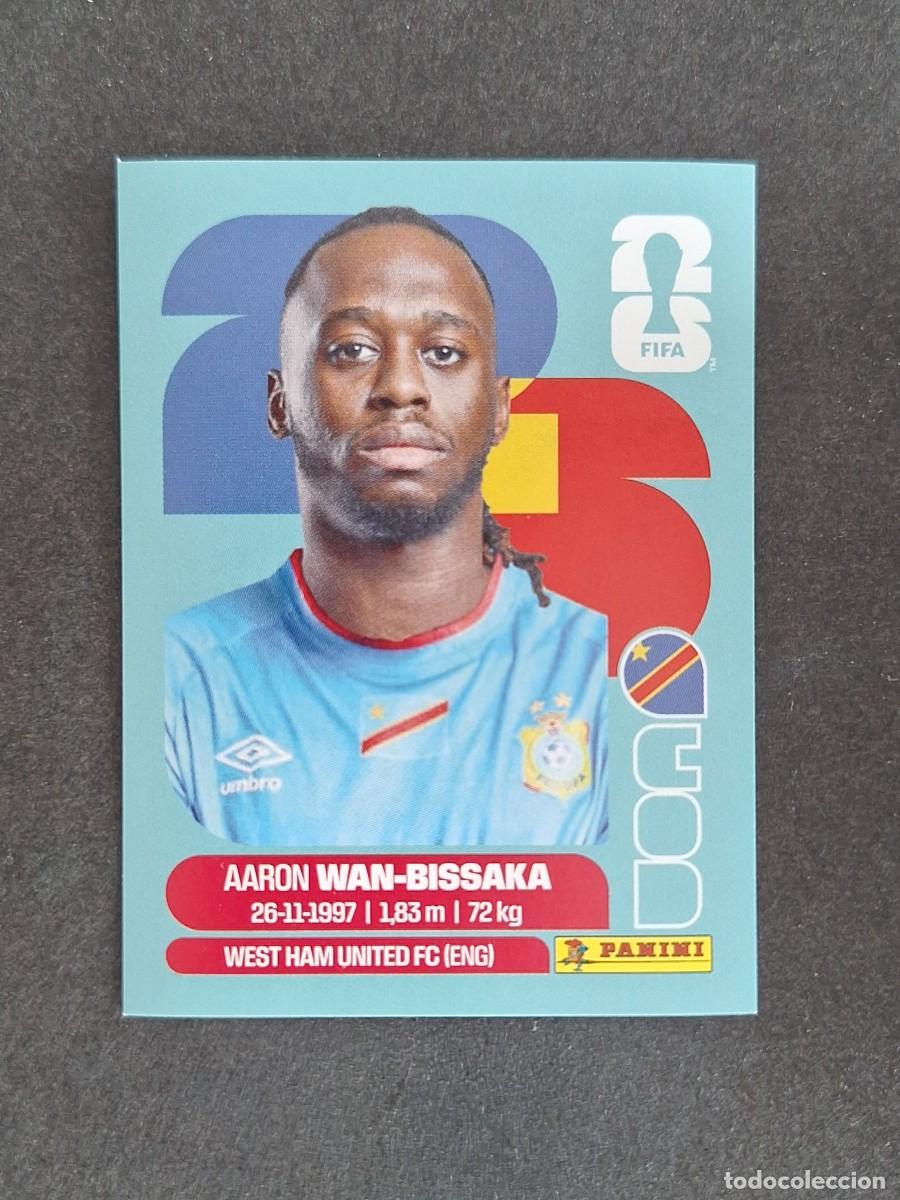 Football Stickers: L2 WAN-BISSAKA SELECCION CONGO 3 PANINI MUNDIAL FIFA WORLD CUP 2026 PANINI NUNCA PEGADO