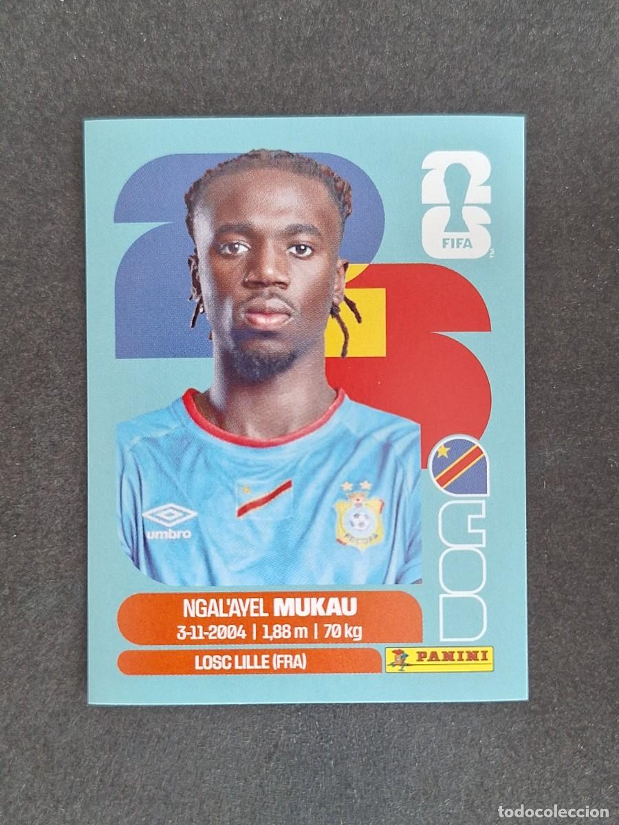 Football Stickers: L2 MUKAU SELECCION CONGO 9 PANINI MUNDIAL FIFA WORLD CUP 2026 PANINI NUNCA PEGADO