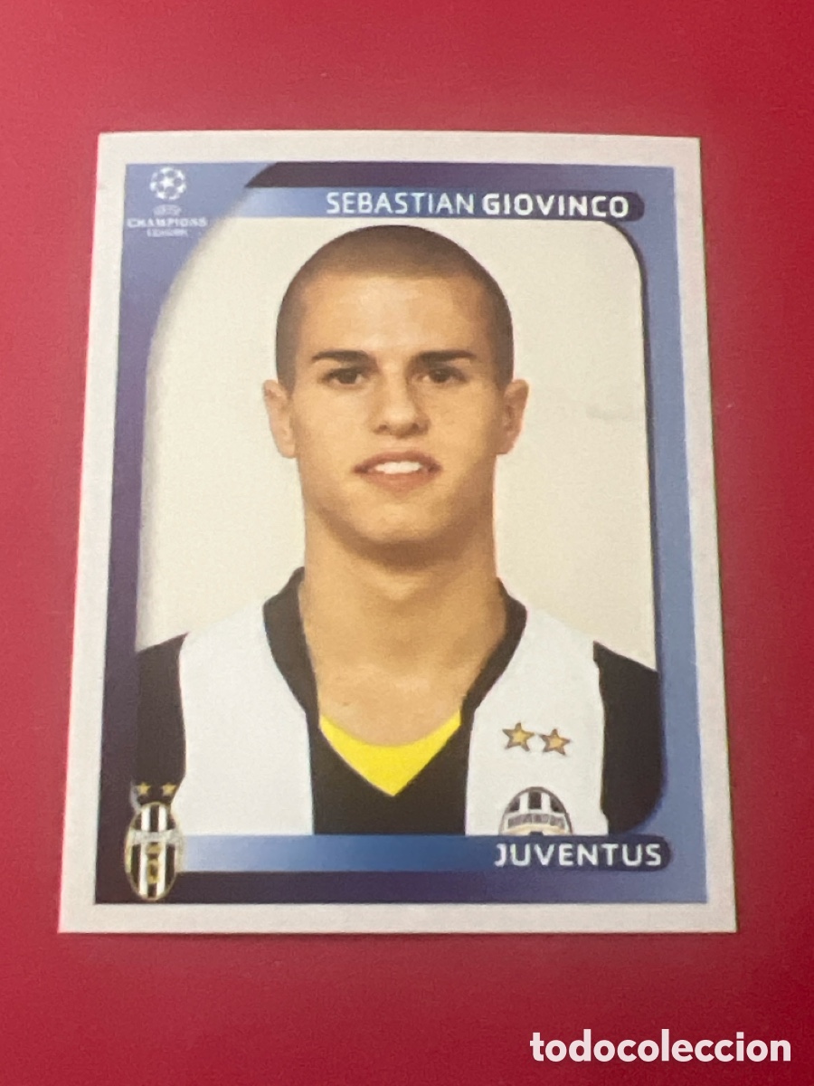Football Stickers: C4292. 327 CHAMPIONS LEAGUE 08 09 PANINI SEBASTIAN GIOVINCO - JUVENTUS - 2008 2009 UCL UEFA