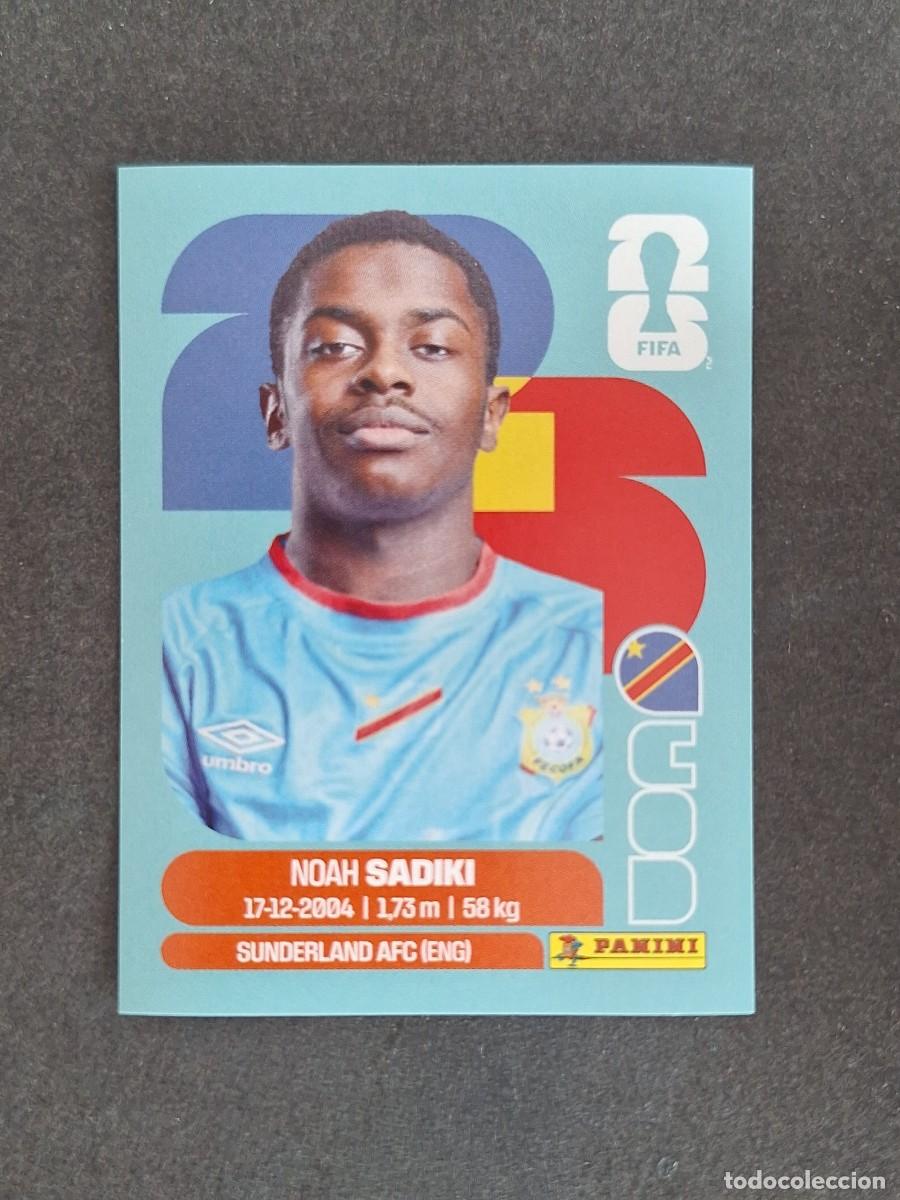 Football Stickers: L2 SADIKI SELECCION CONGO 12 PANINI MUNDIAL FIFA WORLD CUP 2026 PANINI NUNCA PEGADO