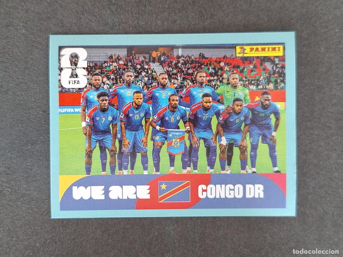 Cromos de F&uacute;tbol: L2 EQUIPO SELECCION CONGO 13 PANINI MUNDIAL FIFA WORLD CUP 2026 PANINI NUNCA PEGADO