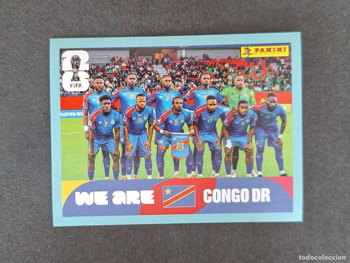 Cromos de F&uacute;tbol: L2 EQUIPO SELECCION CONGO 13 PANINI MUNDIAL FIFA WORLD CUP 2026 PANINI NUNCA PEGADO