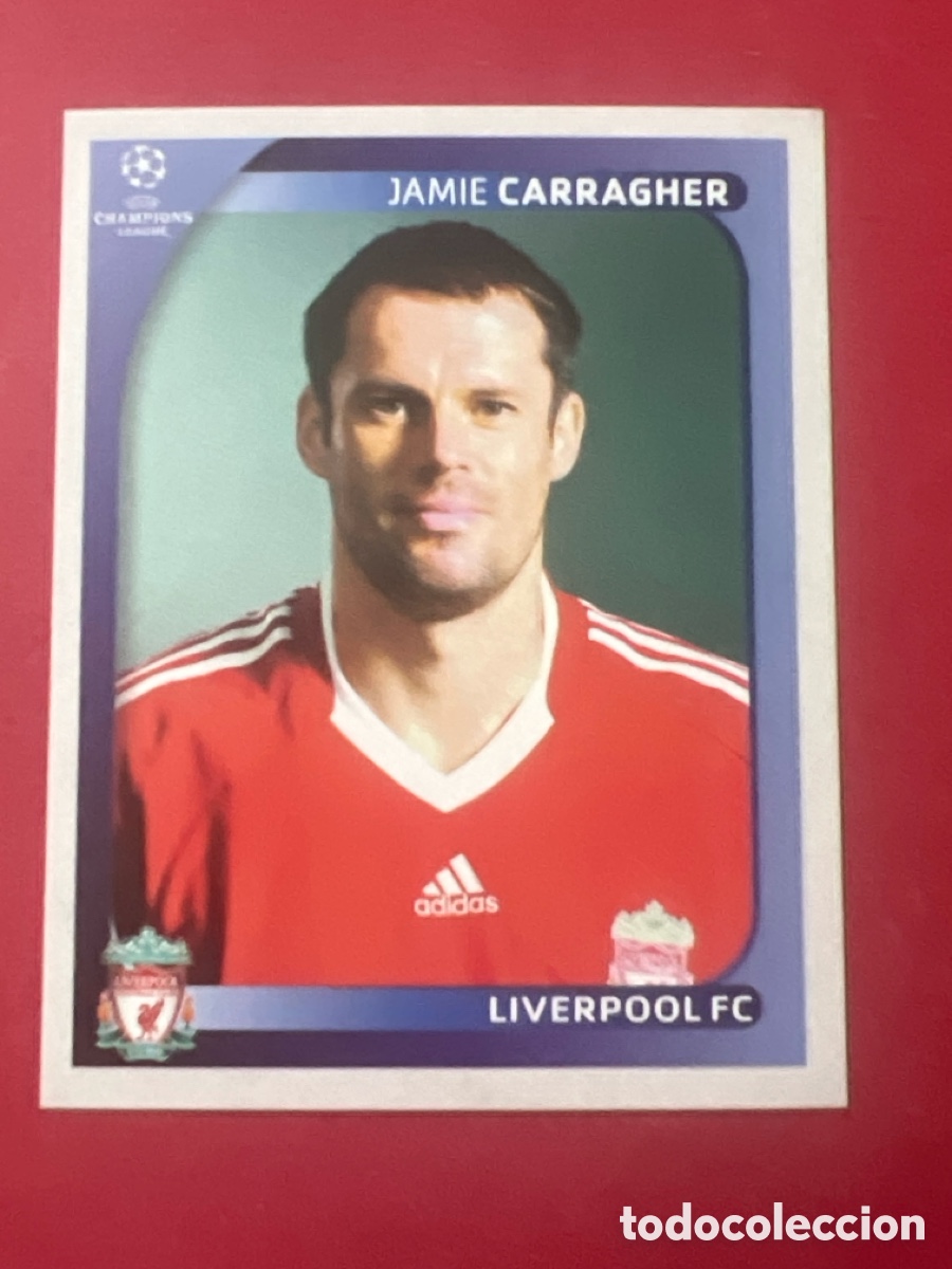 Cromos de F&uacute;tbol: C4293. 335 CHAMPIONS LEAGUE 08 09 PANINI JAMIE CARRAGHER - LIVERPOOL FC - 2008 2009 UCL UEFA