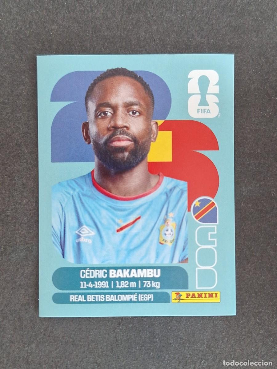 Figurine di Calcio: L2 BAKAMBU SELECCION CONGO 19 PANINI MUNDIAL FIFA WORLD CUP 2026 PANINI NUNCA PEGADO