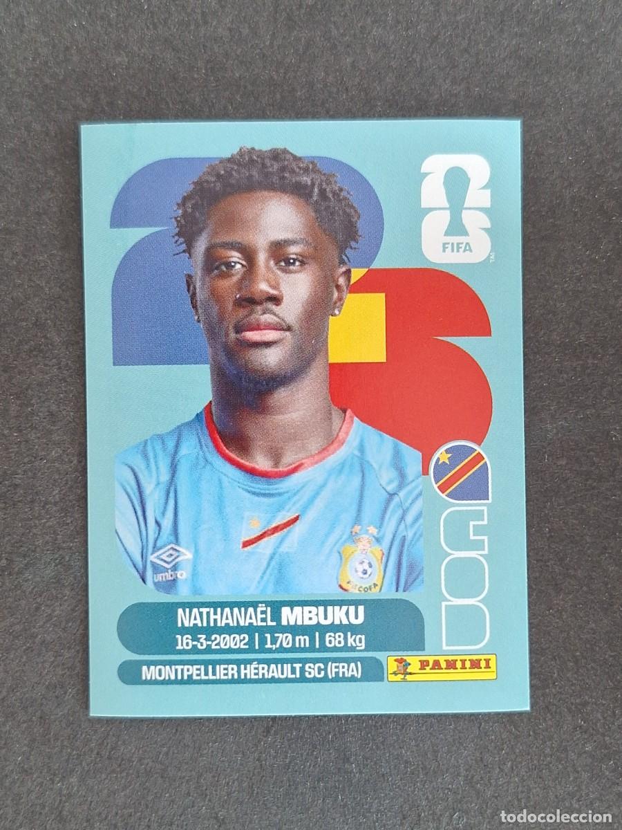 Cromos de F&uacute;tbol: L2 MBUKU SELECCION CONGO 20 PANINI MUNDIAL FIFA WORLD CUP 2026 PANINI NUNCA PEGADO
