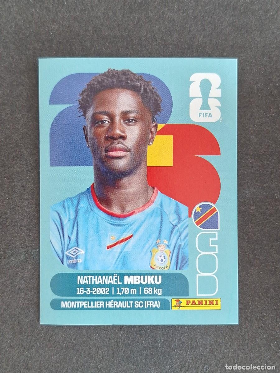 Cromos de F&uacute;tbol: L2 MBUKU SELECCION CONGO 20 PANINI MUNDIAL FIFA WORLD CUP 2026 PANINI NUNCA PEGADO