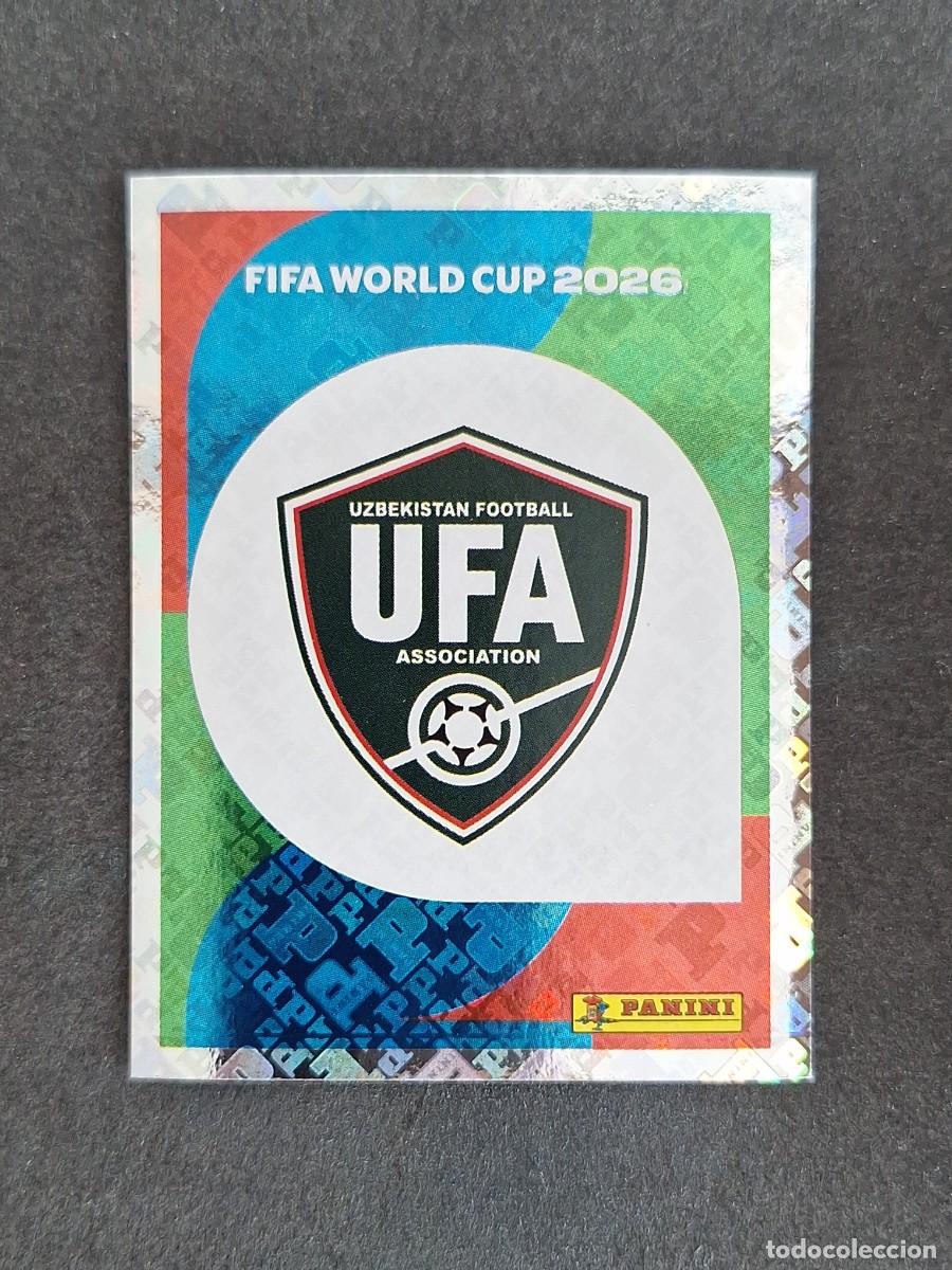 Cromos de F&uacute;tbol: L2 ESCUDO SELECCION UZBEKISTAN 1 PANINI MUNDIAL FIFA WORLD CUP 2026 PANINI NUNCA PEGADO