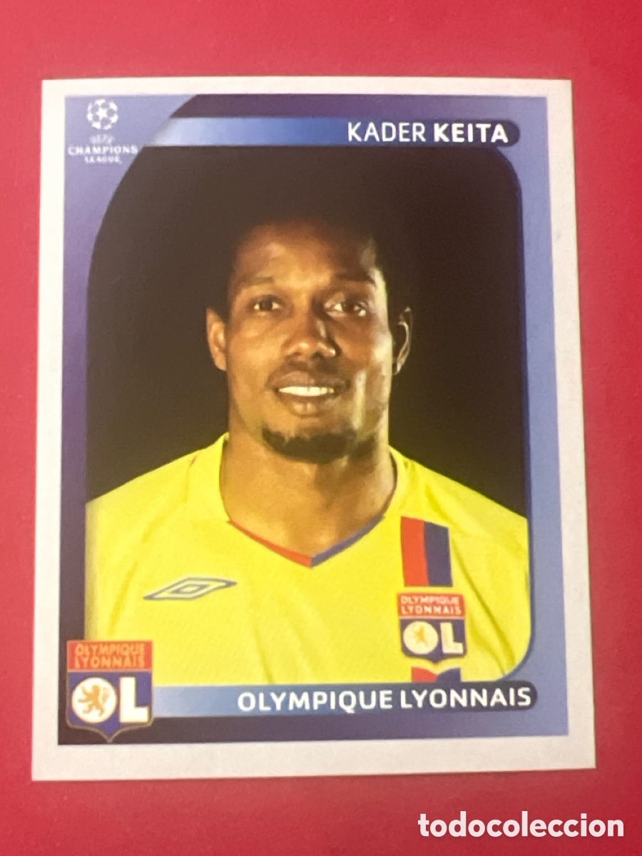 Cromos de F&uacute;tbol: C4296. 363 KEITA (OLYMPIQUE LYON) CHAMPIONS LEAGUE 2008/2009 PANINI
