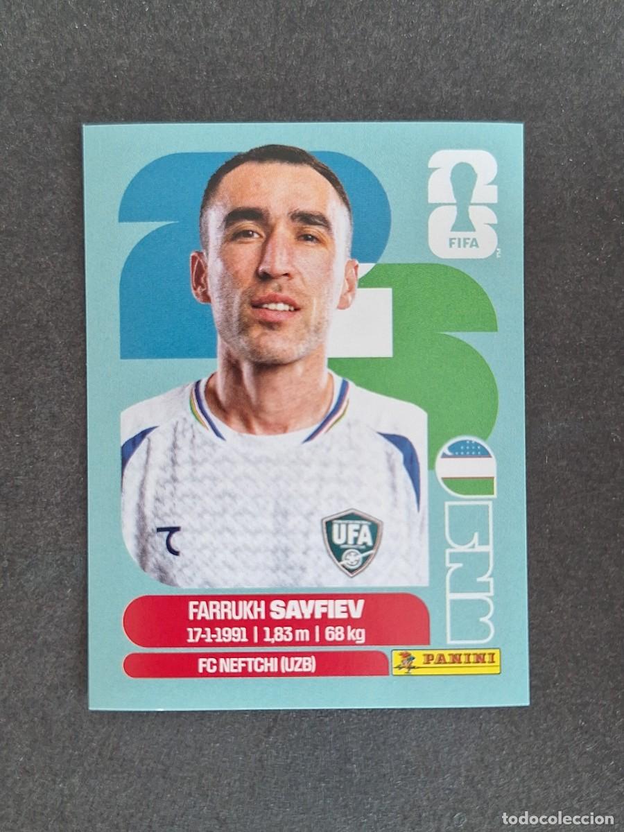 Cromos de F&uacute;tbol: L2 SAYFIEV SELECCION UZBEKISTAN 3 PANINI MUNDIAL FIFA WORLD CUP 2026 PANINI NUNCA PEGADO
