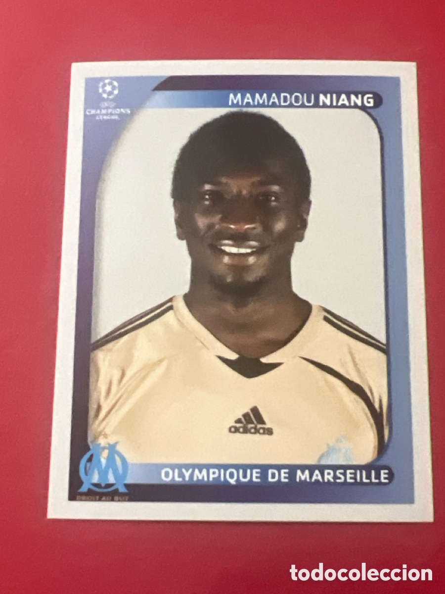 Cromos de F&uacute;tbol: C4297. 381 CHAMPIONS LEAGUE 08 09 PANINI MAMADOU NIANG - OLYMPIQUE DE MARSEILLE MARSELLA - 2008 2009