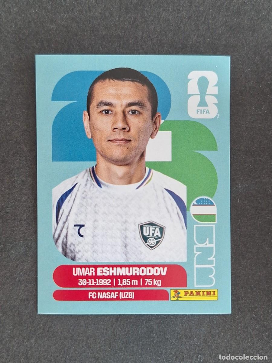 Cromos de F&uacute;tbol: L2 ESHMURODOV SELECCION UZBEKISTAN 5 PANINI MUNDIAL FIFA WORLD CUP 2026 PANINI NUNCA PEGADO