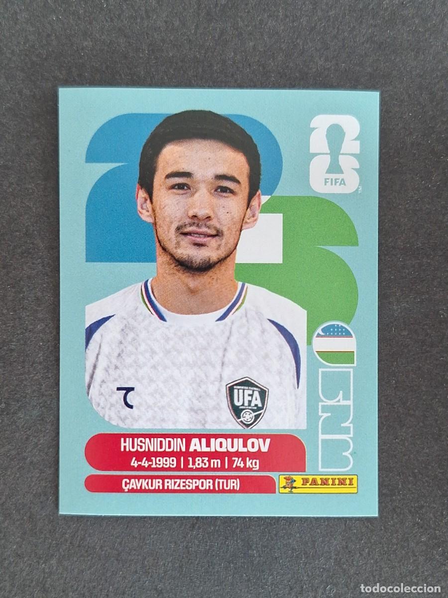 Cromos de F&uacute;tbol: L2 ALIQULOV SELECCION UZBEKISTAN 6 PANINI MUNDIAL FIFA WORLD CUP 2026 PANINI NUNCA PEGADO