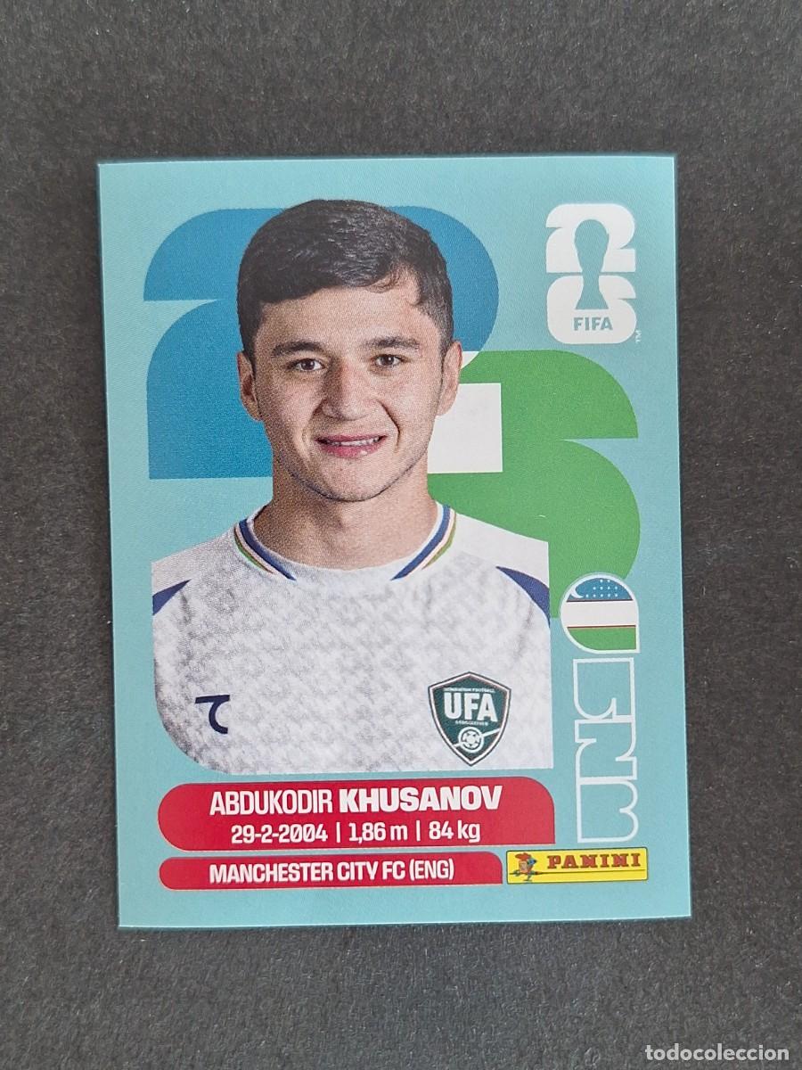 Cromos de F&uacute;tbol: L2 KHUSANOV SELECCION UZBEKISTAN 9 PANINI MUNDIAL FIFA WORLD CUP 2026 PANINI NUNCA PEGADO
