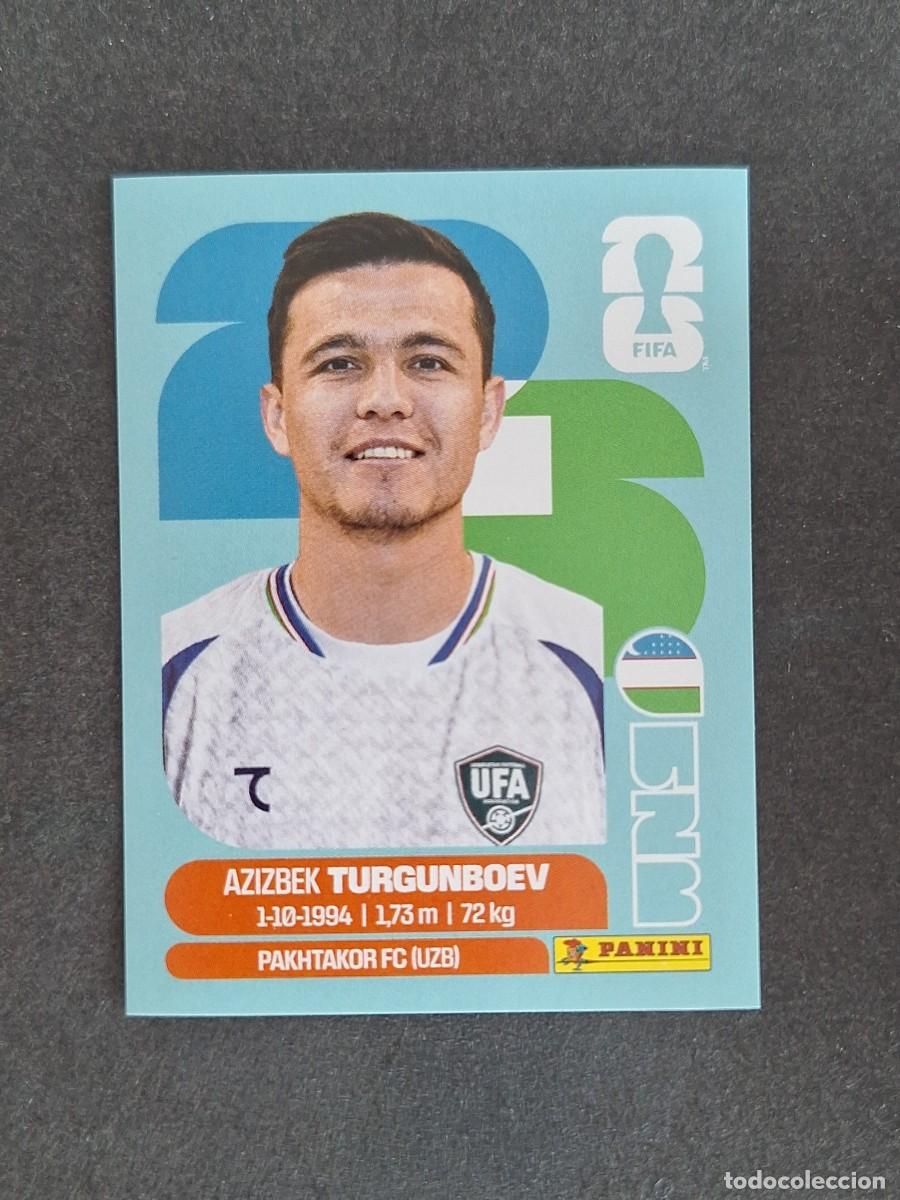 Cromos de Futebol: L2 TURGUNBOEV SELECCION UZBEKISTAN 14 PANINI MUNDIAL FIFA WORLD CUP 2026 PANINI NUNCA PEGADO