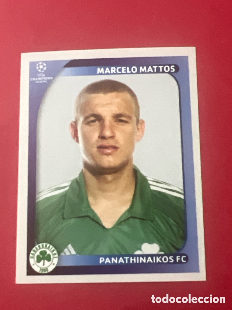 Cromos de Futebol: C4301. 392 CHAMPIONS LEAGUE 08 09 PANINI MARCELO MATTOS - PANATHINAIKOS FC - 2008 2009 UCL UEFA