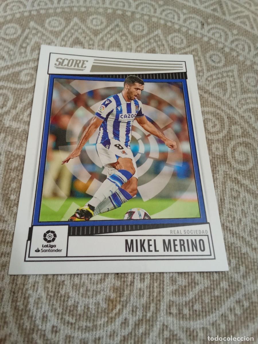 Cromos de Futebol: 156 Mikel Merino real sociedad score la liga soccer Panini 2022-23