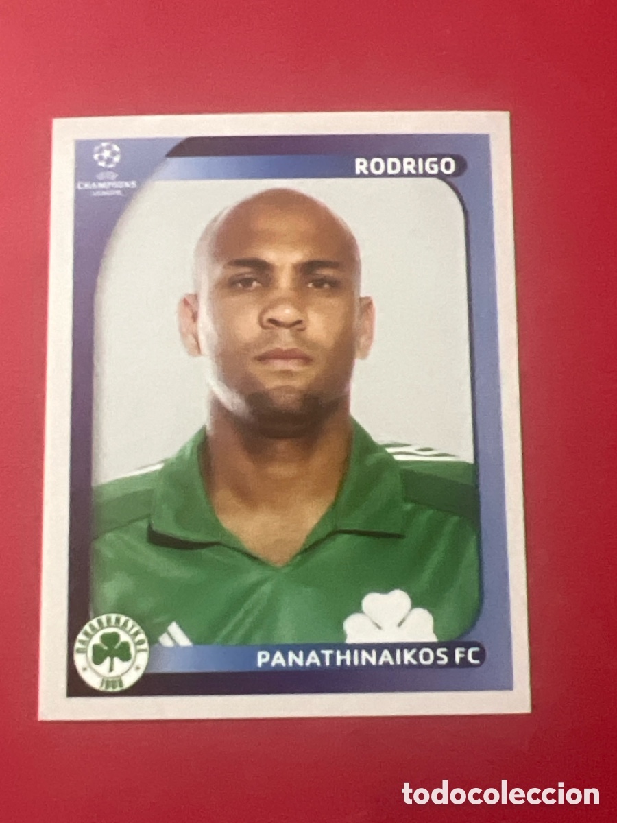 Cromos de Futebol: C4302. 399 CHAMPIONS LEAGUE 08 09 PANINI RODRIGO - PANATHINAIKOS FC - 2008 2009 UCL UEFA