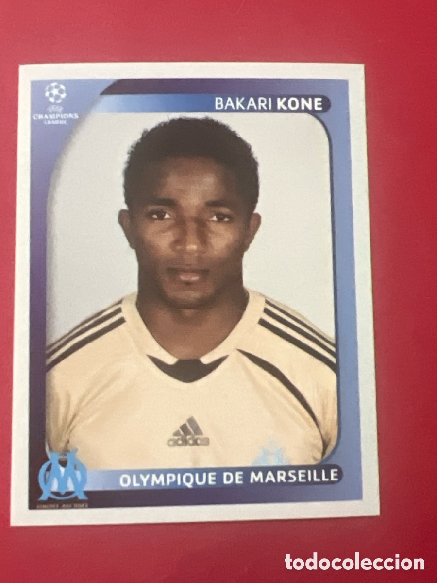 Figurine di Calcio: C4304. 382 KONE (OLYMPIQUE MARSELLA) CHAMPIONS LEAGUE 2008/2009 PANINI