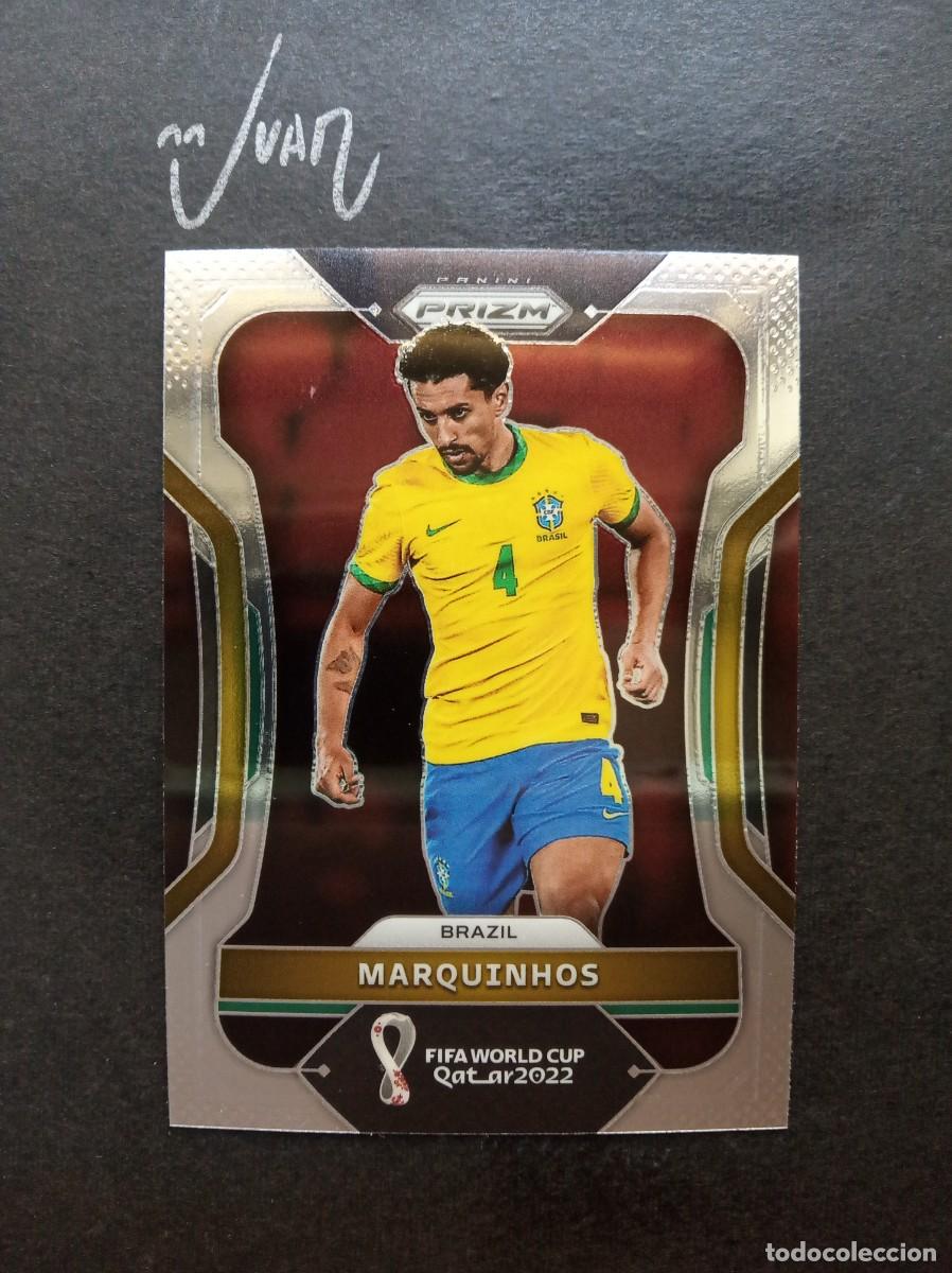 Figurine di Calcio: N&ordm; 31 MARQUINHOS BRASIL PARIS SAINT-GERMAIN PSG 2026 ⚽ PANINI &reg; PRIZM FIFA WORLD CUP QATAR 2022 22