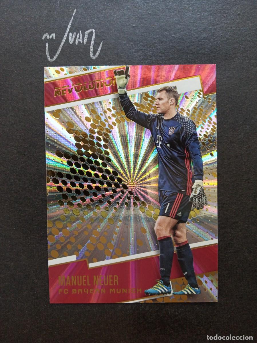 Figurine di Calcio: N&ordm; 80 PARALELA SUNBURST MANUEL NEUER BAYER MUNICH ⚽ PANINI &reg; REVOLUTION FIFA 2017 2018 17 18 NUEVO