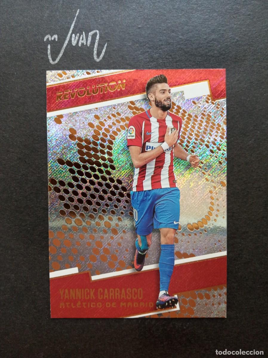 Figurine di Calcio: N&ordm; 128 YANNICK CARRASCO ATLETICO MADRID BELGICA ⚽ PANINI &reg; REVOLUTION FIFA 2017 2018 17 18 NUEVO