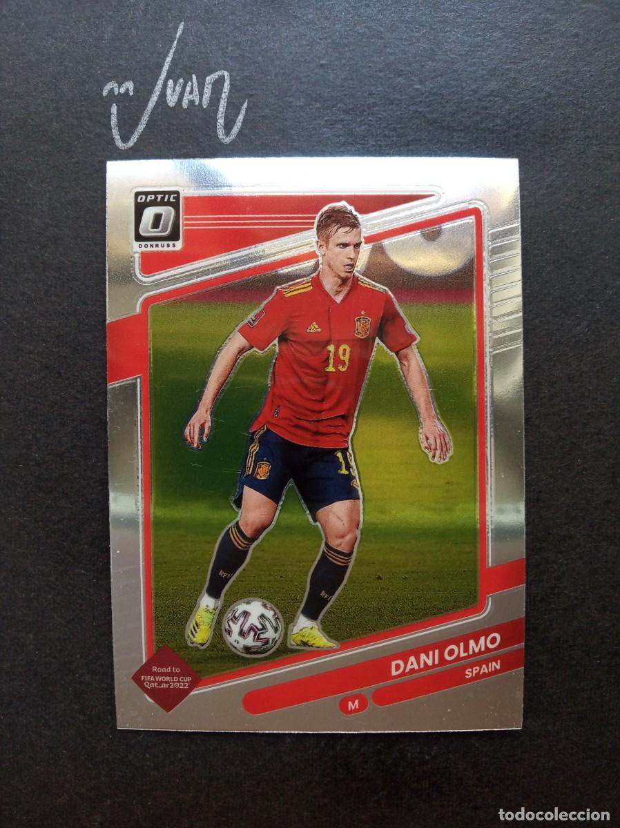 Cromos de F&uacute;tbol: N&ordm; 147 OPTIC DANI OLMO ESPA&Ntilde;A BARCELONA ⚽ PANINI &reg; DONRUSS ROAD FIFA WORLD CUP QATAR 2021 2022 21 22