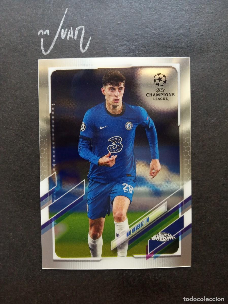 Fu&szlig;ball-Sticker: N&ordm; 20 KAI HAVERTZ CHELSEA ALEMANIA ARSENAL MUNDIAL 2026 ⚽ TOPPS &reg; CHROME UCL 2020 2021 20 21 NUEVO