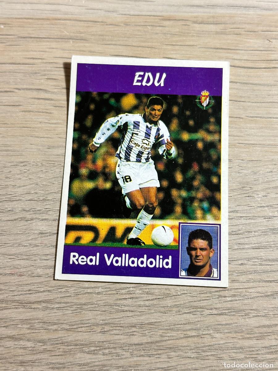 Football Stickers: EDU REAL VALLADOLID n&ordm; 106 LA LIGA PANINI SPORTS 97 98 1997 1998 SIN PEGAR