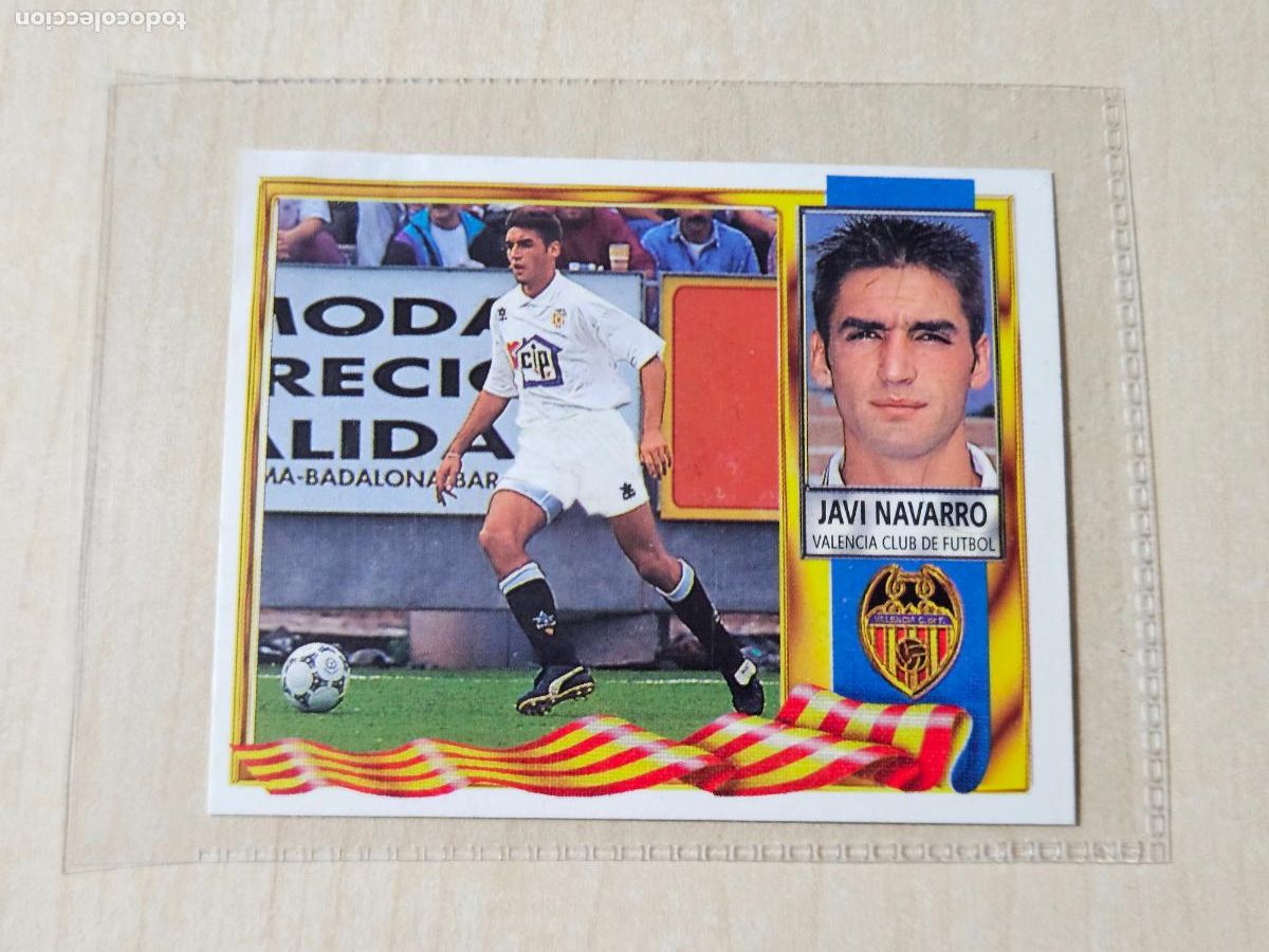 Cromos de F&uacute;tbol: COMPLETA TU ALBUM ESTE 95 96 COLOCA JAVI NAVARRO VERSION - VENTANILLA
