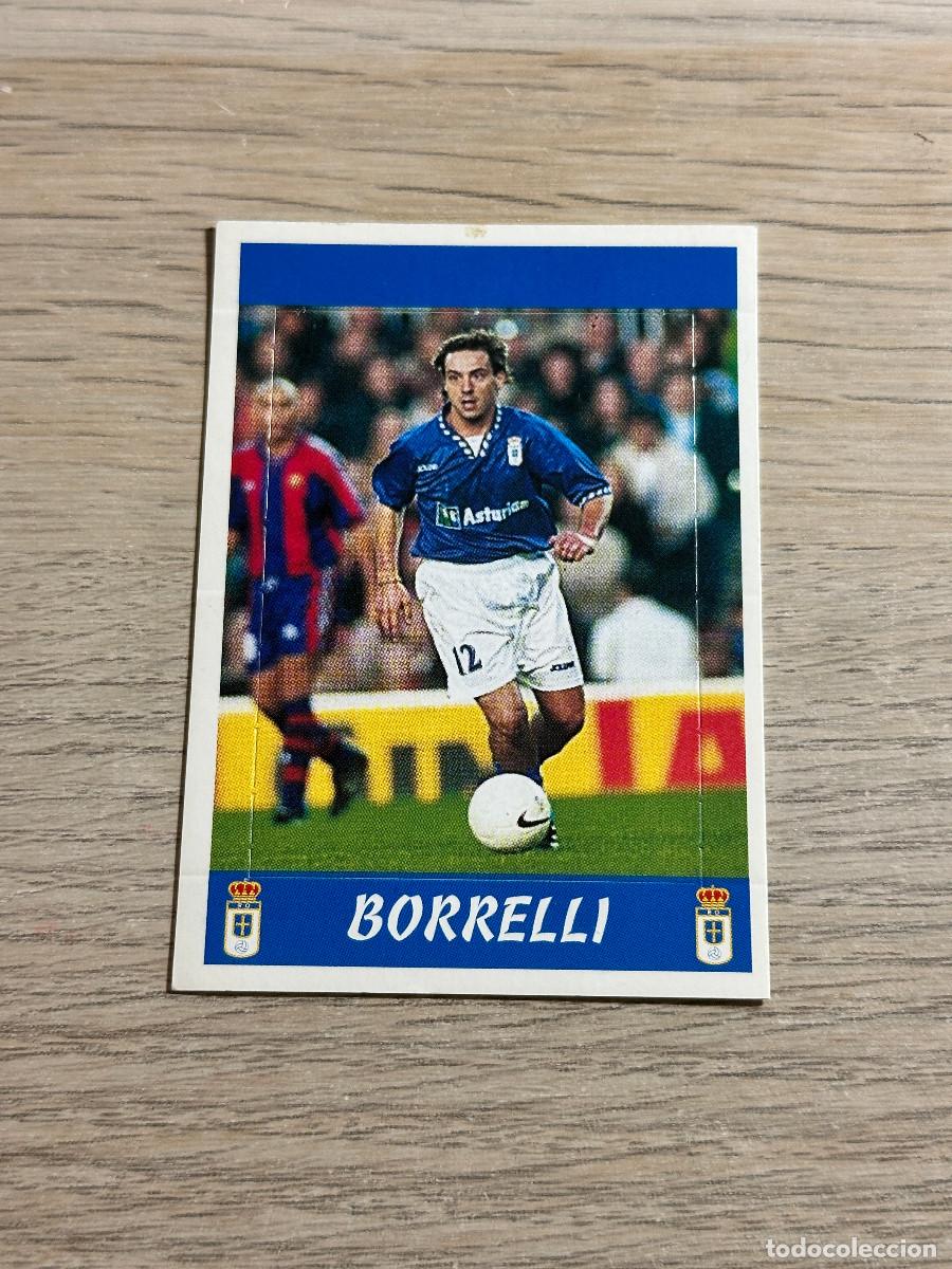 Football Stickers: BORRELLI OVIEDO n&ordm; 267 (SIN numero trasera) POP UP LA LIGA PANINI SPORTS 97 98 1997 1998 SIN PEGAR