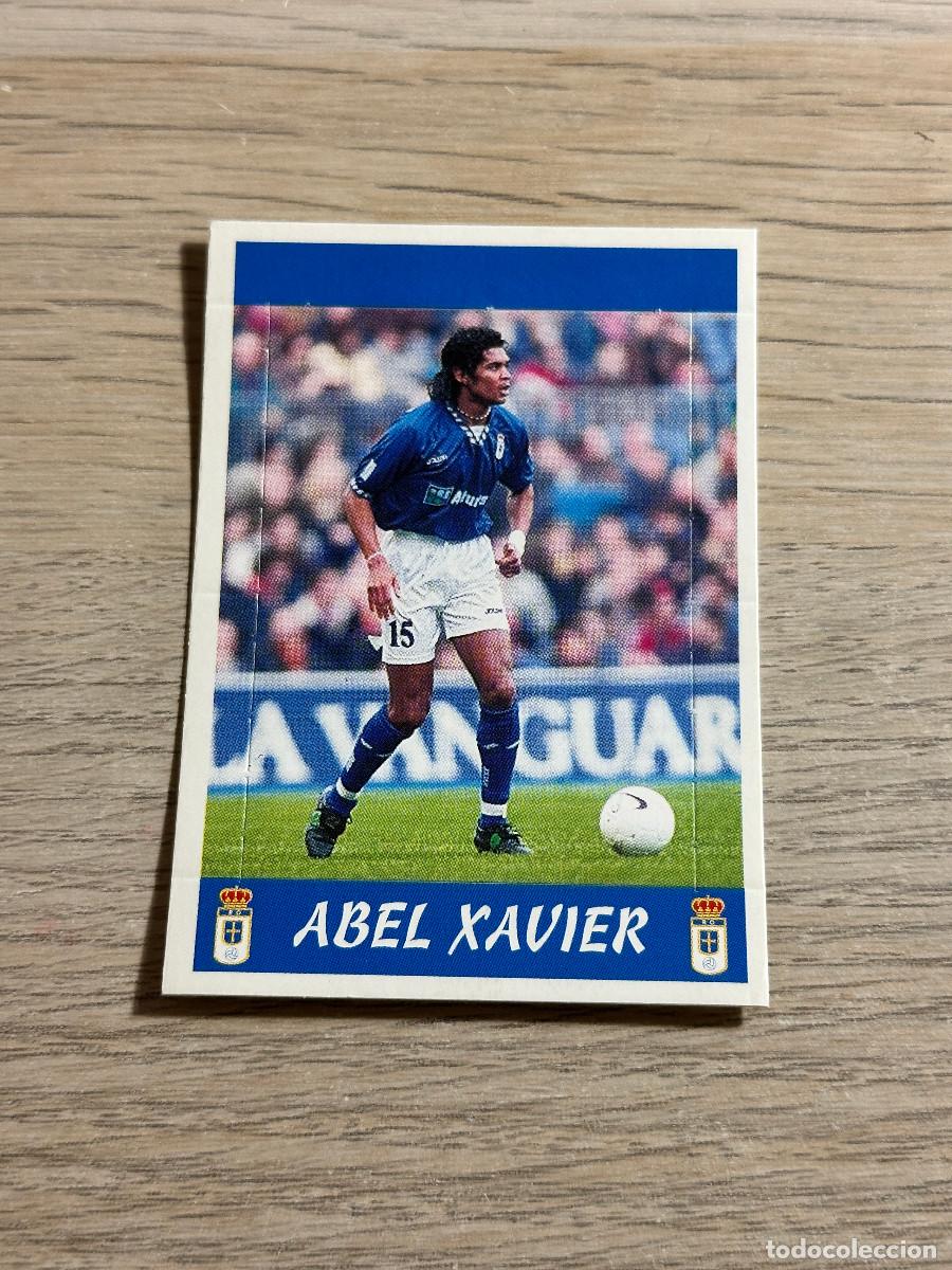 Football Stickers: ABEL XAVIER OVIEDO n&ordm; 258 (SIN numero trasera) POP UP LA LIGA PANINI SPORT 97 98 1997 1998 SIN PEGAR