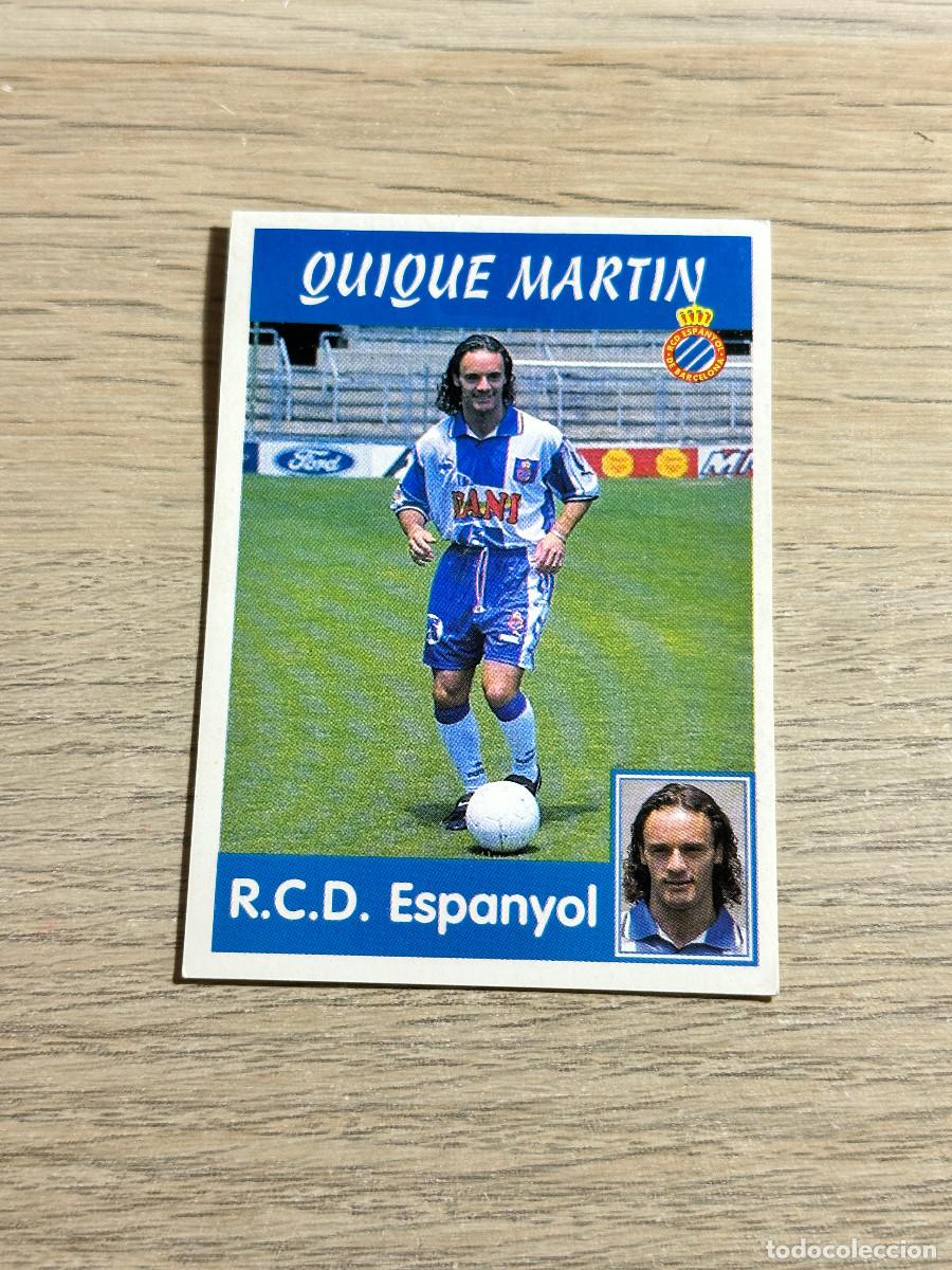 Cromos de F&uacute;tbol: QUIQUE MARTIN ESPANYOL n&ordm; 189a LA LIGA PANINI SPORTS 97 98 1997 1998 SIN PEGAR