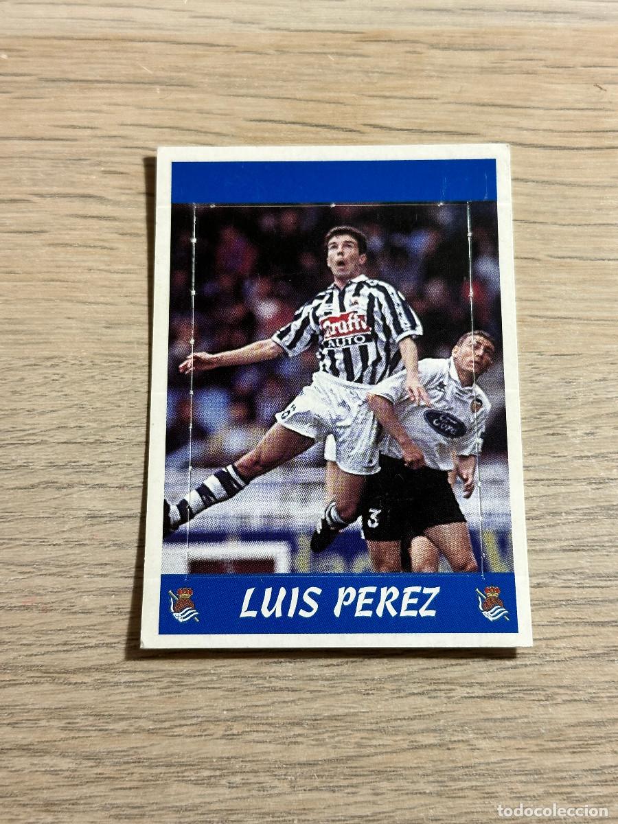 Cromos de F&uacute;tbol: LUIS PEREZ REAL SOCIEDAD n&ordm; 122 (SIN NUMERO) POP UP LA LIGA PANINI SPORTS 97 98 1997 1998 SIN PEGAR