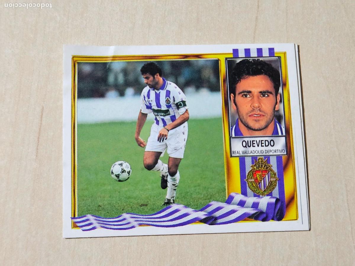 Fu&szlig;ball-Sticker: COMPLETA TU ALBUM ESTE 95 96 DOBLE VERSION QUEVEDO Y FERNANDO - VENTANILLA