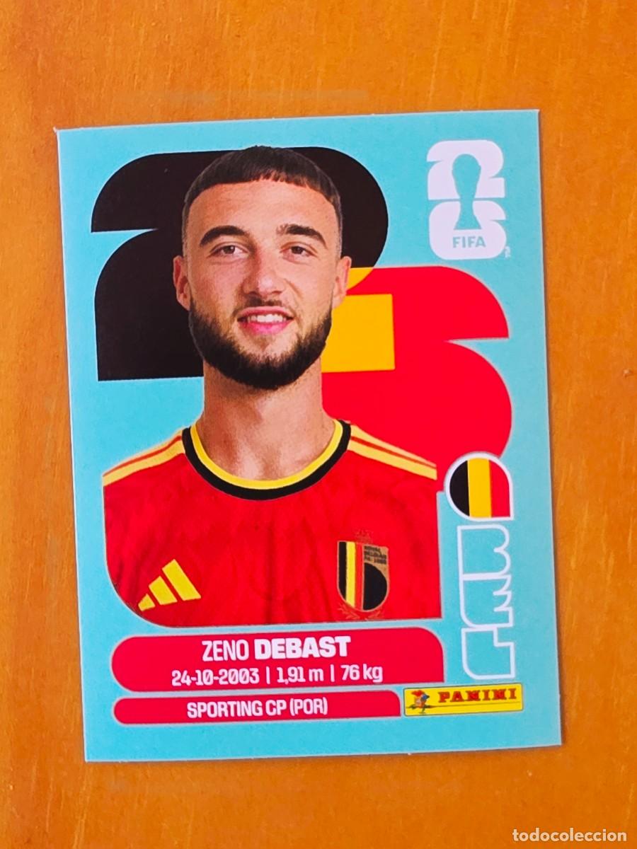 Fu&szlig;ball-Sticker: BEL 5 Zeno Debast, B&eacute;lgica, Panini FIFA World Cup Mundial 2026 Sticker