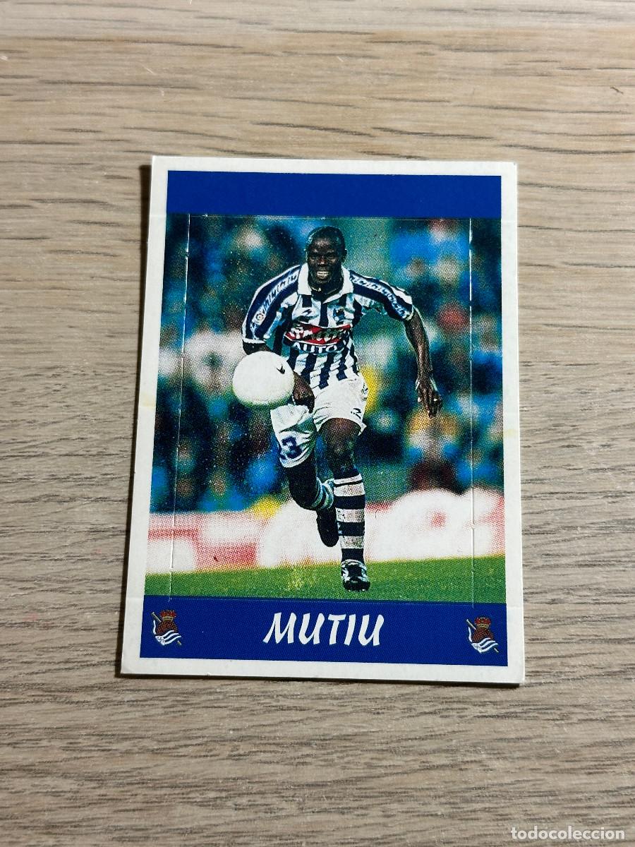 Fu&szlig;ball-Sticker: MUTIU REAL SOCIEDAD n&ordm; 122 (SIN NUMERO) POP UP LA LIGA PANINI SPORTS 97 98 1997 1998 SIN PEGAR