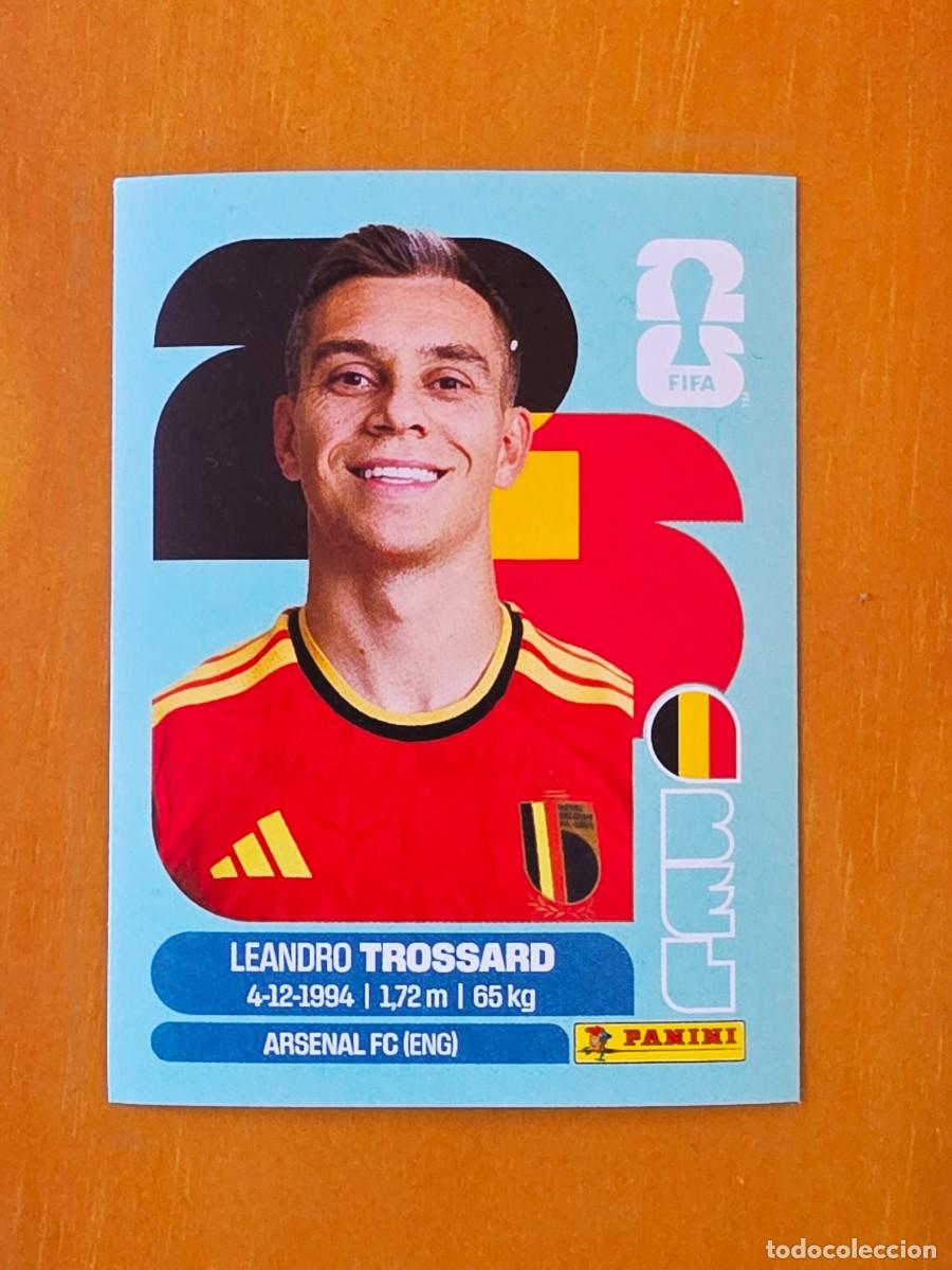 Cromos de Futebol: BEL 18 Leandro Trossard, B&eacute;lgica, Panini FIFA World Cup Mundial 2026 Sticker