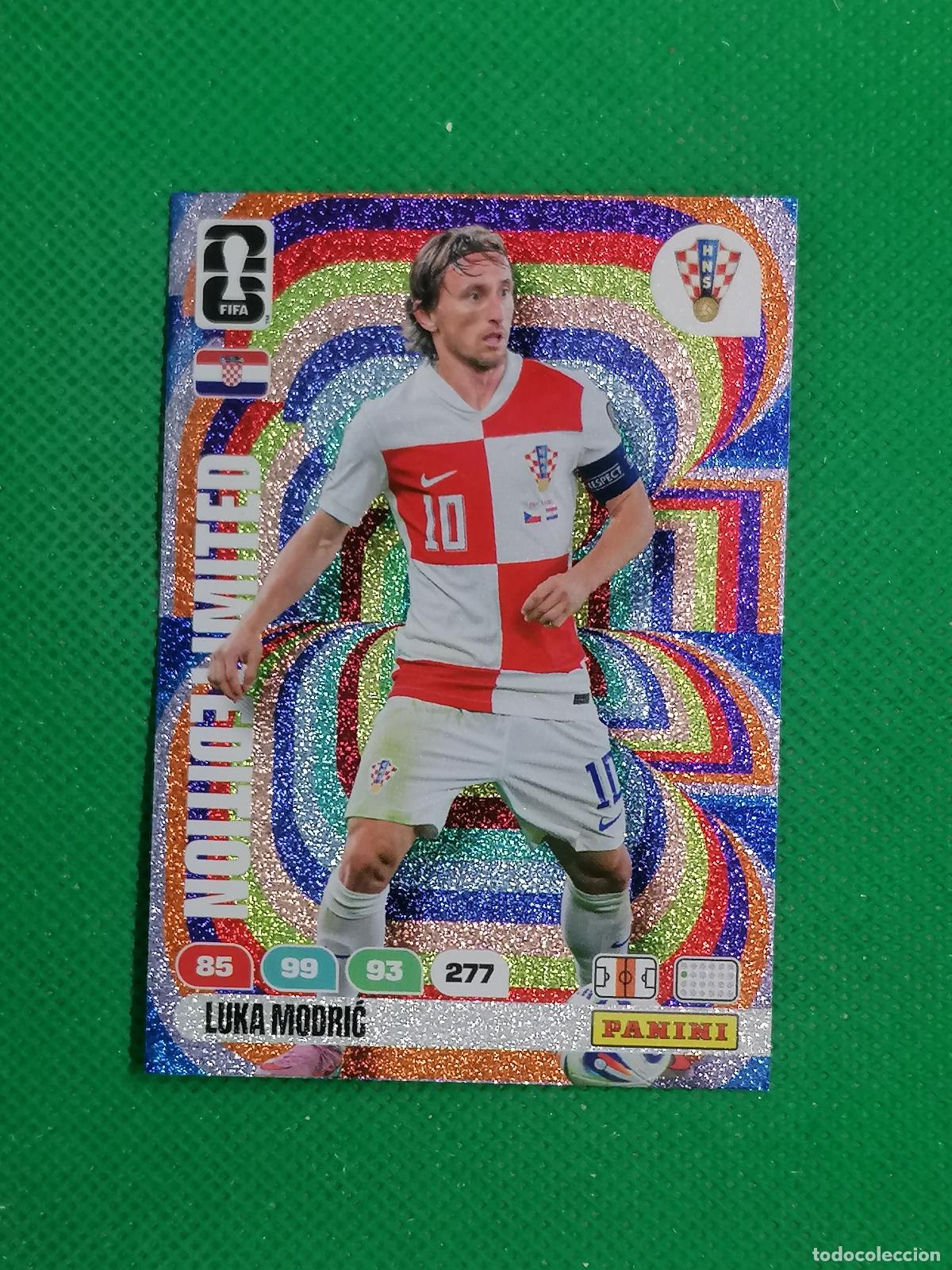 Cromos de F&uacute;tbol: LUKA MODRIC CROACIA LIMITED EDITION ⚽ PANINI ADRENALYN FIFA WORLD CUP 26 2026 ⚽