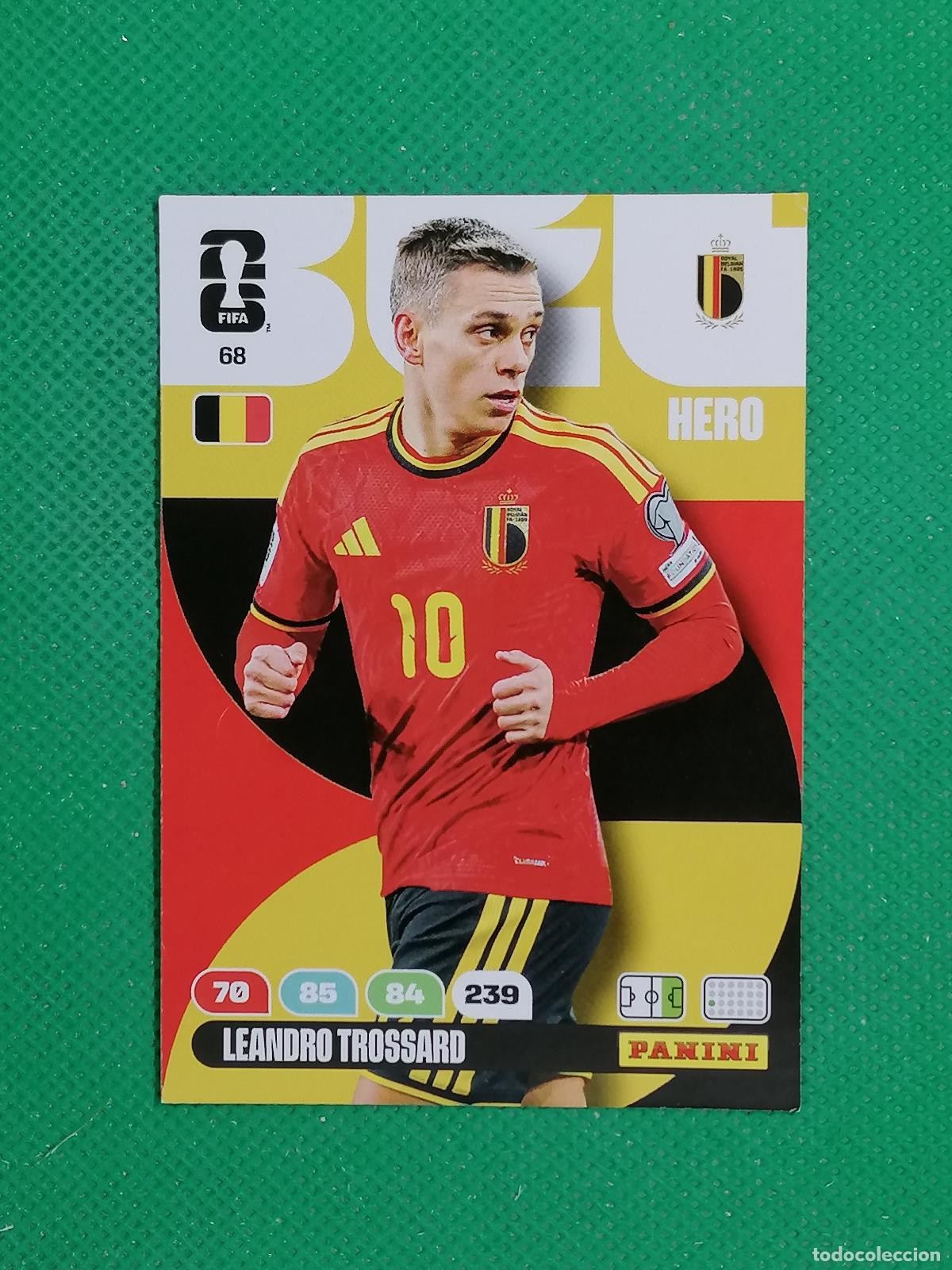 Cromos de F&uacute;tbol: 68 LEANDRO TROSSARD BELGICA HERO ⚽ PANINI ADRENALYN FIFA WORLD CUP 26 2026 ⚽