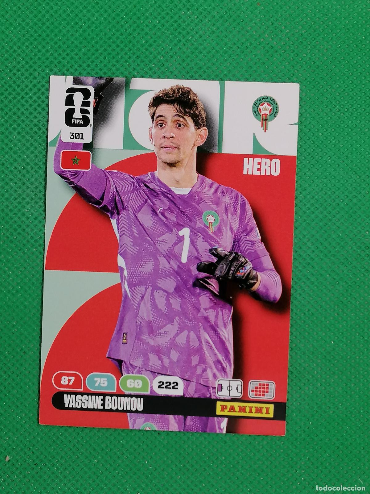 Cromos de F&uacute;tbol: 301 YASSINE BOUNOU MARRUECOS HERO ⚽ PANINI ADRENALYN FIFA WORLD CUP 26 2026 ⚽