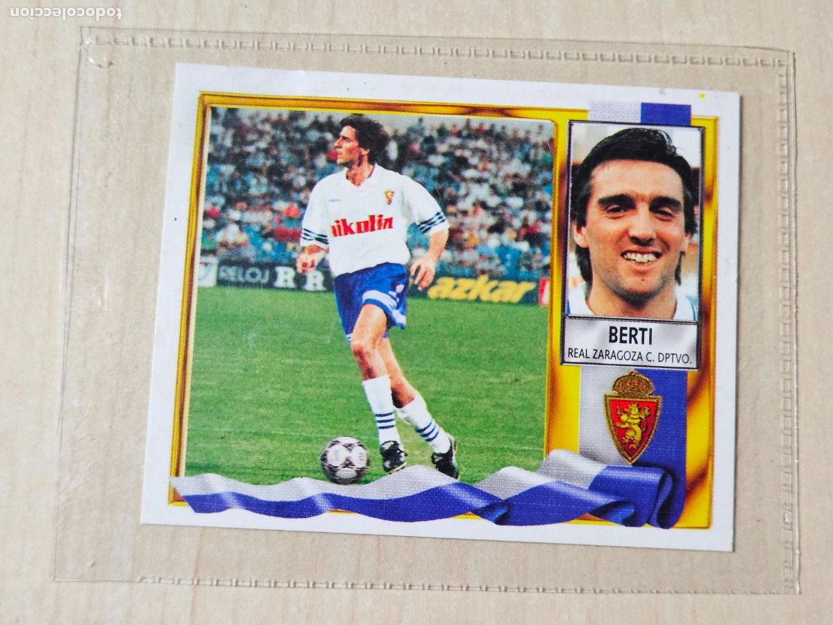 Cromos de F&uacute;tbol: COMPLETA TU ALBUM ESTE 95 96 COLOCA BERTI - VENTANILLA