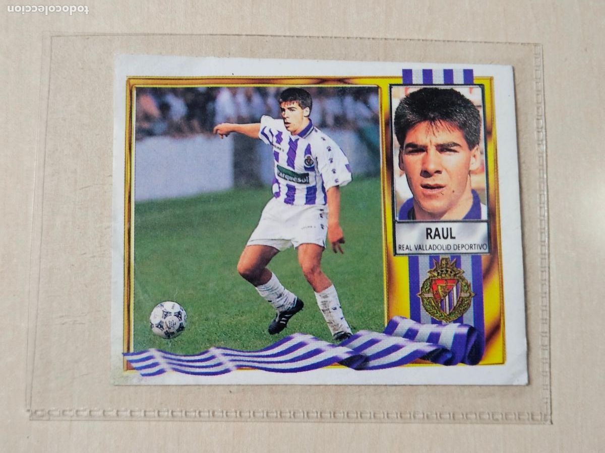 Cromos de F&uacute;tbol: COMPLETA TU ALBUM ESTE 95 96 FICHAJE 1 BIS RAUL - VENTANILLA