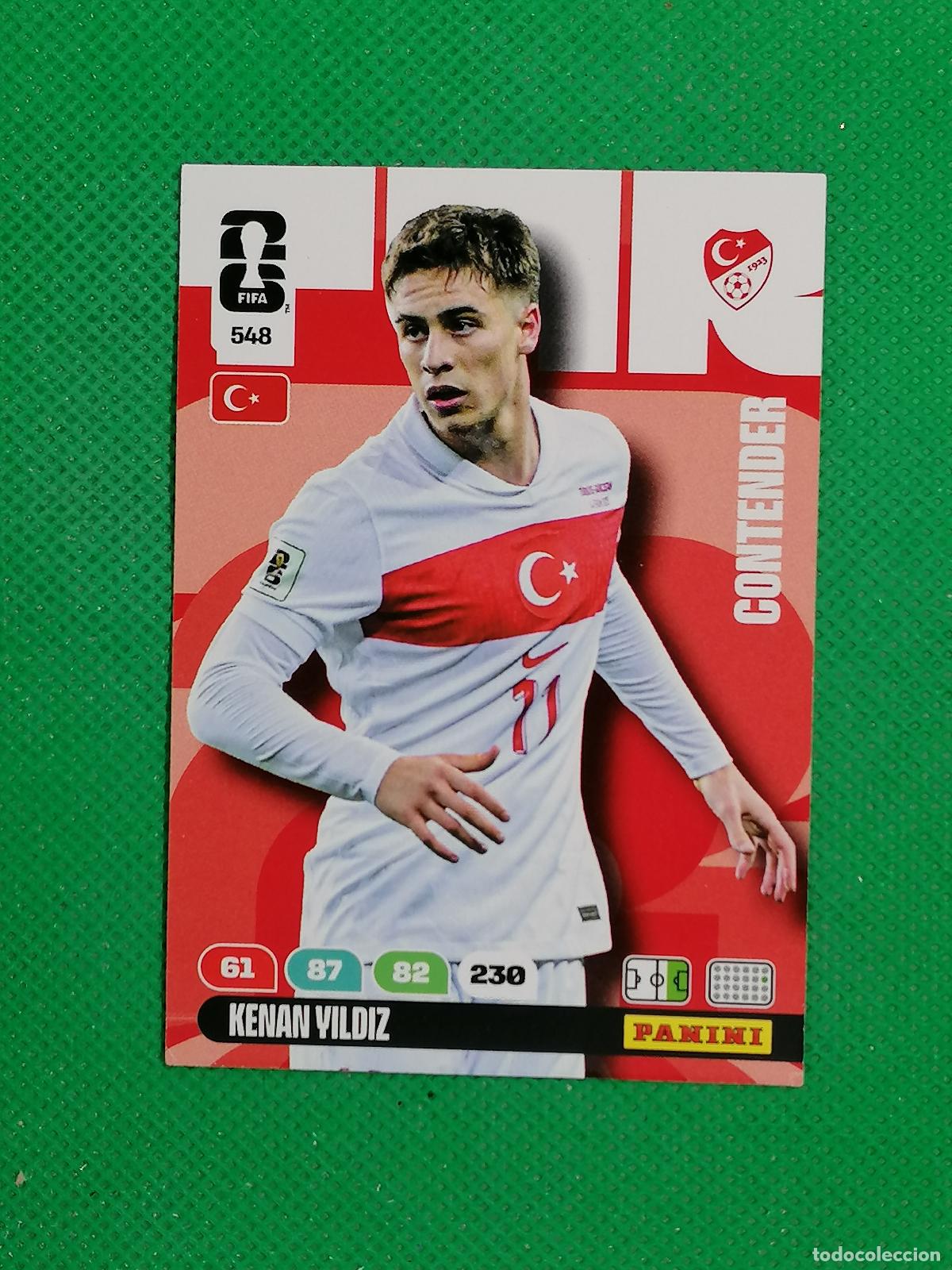 Cromos de F&uacute;tbol: 548 KENAN YILDIZ TURQUIA CONTENDER ⚽ PANINI ADRENALYN FIFA WORLD CUP 26 2026 ⚽