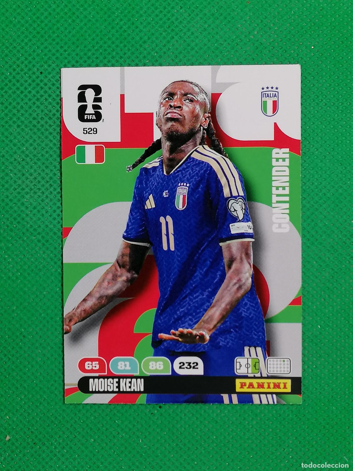 Cromos de F&uacute;tbol: 529 MOISE KEAN ITALIA CONTENDER ⚽ PANINI ADRENALYN FIFA WORLD CUP 26 2026 ⚽