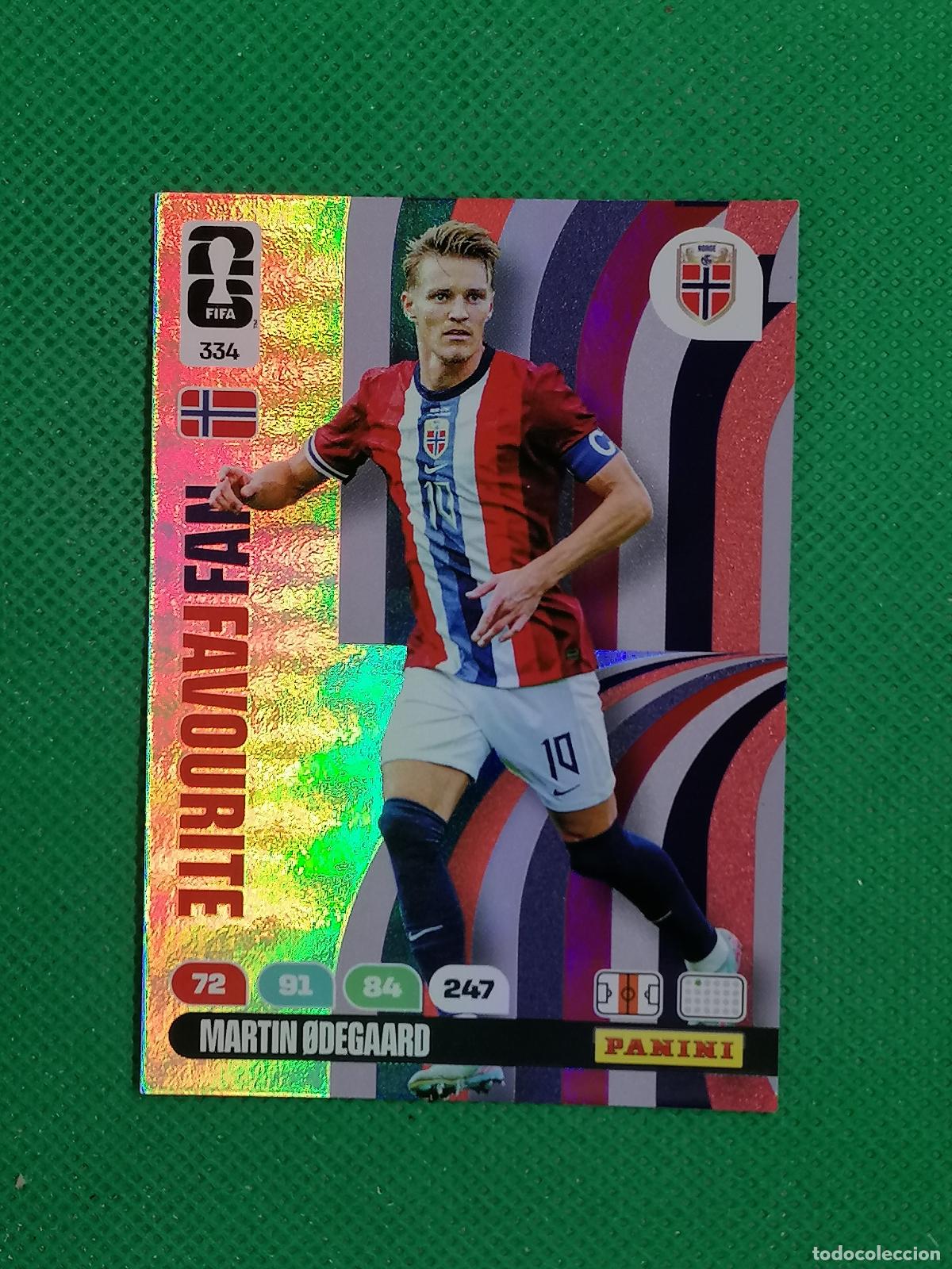 Cromos de F&uacute;tbol: 334 MARTIN ODEGAARD NORUEGA FAN FAVOURITE ⚽ PANINI ADRENALYN FIFA WORLD CUP 26 2026 ⚽