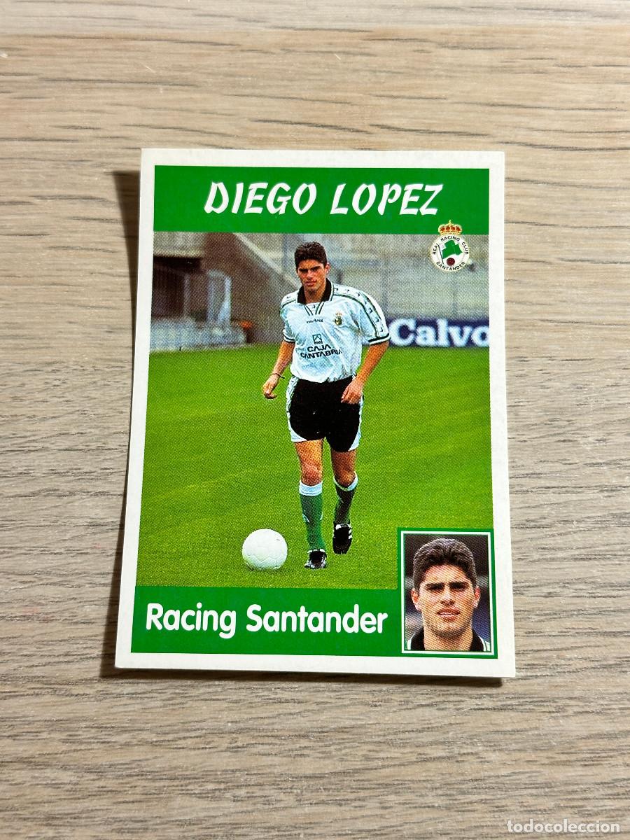 Cromos de F&uacute;tbol: DIEGO LOPEZ RACING n&ordm; 195 LA LIGA PANINI SPORTS 97 98 1997 1998 SIN PEGAR