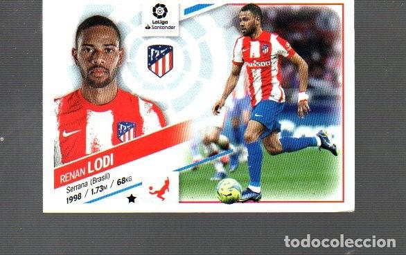 Cromos de F&uacute;tbol: CROMO DELIGA 2022/23 EDITO ESTE Y PANINI DE ATL&Eacute;TICO DE MADRID RENAN LODI N&ordm; 9