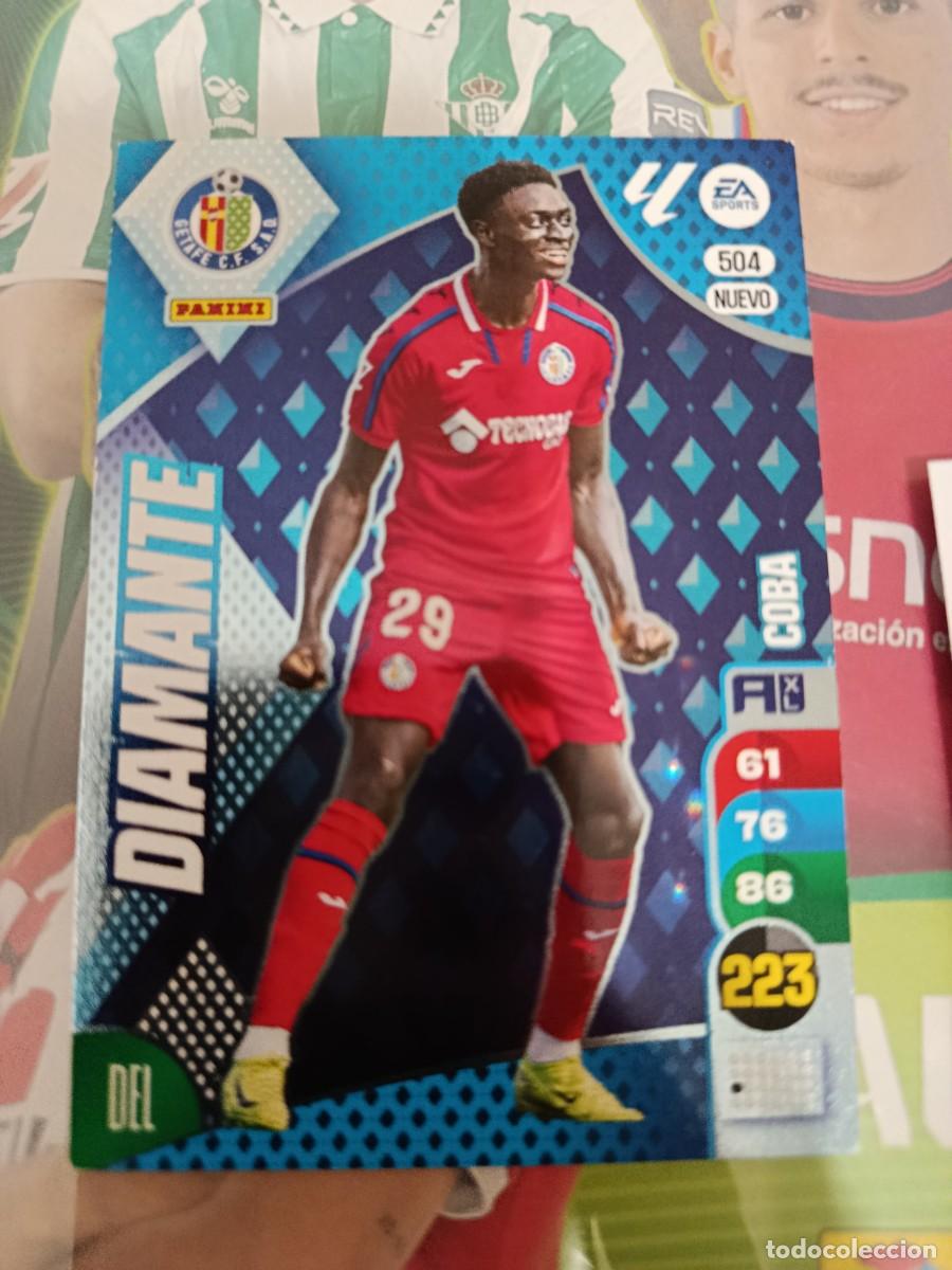 Cromos de F&uacute;tbol: Adrenalyn 24/25. 504- Coba. Getafe. Nuevo diamante.