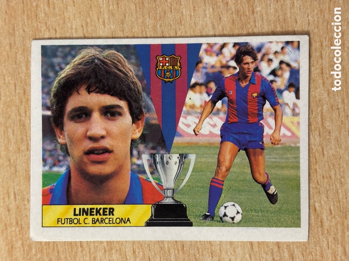 Cromos de f&uacute;tbol: Lineker FC Barcelona Ed. Este 87 88 sin pegar Nico
